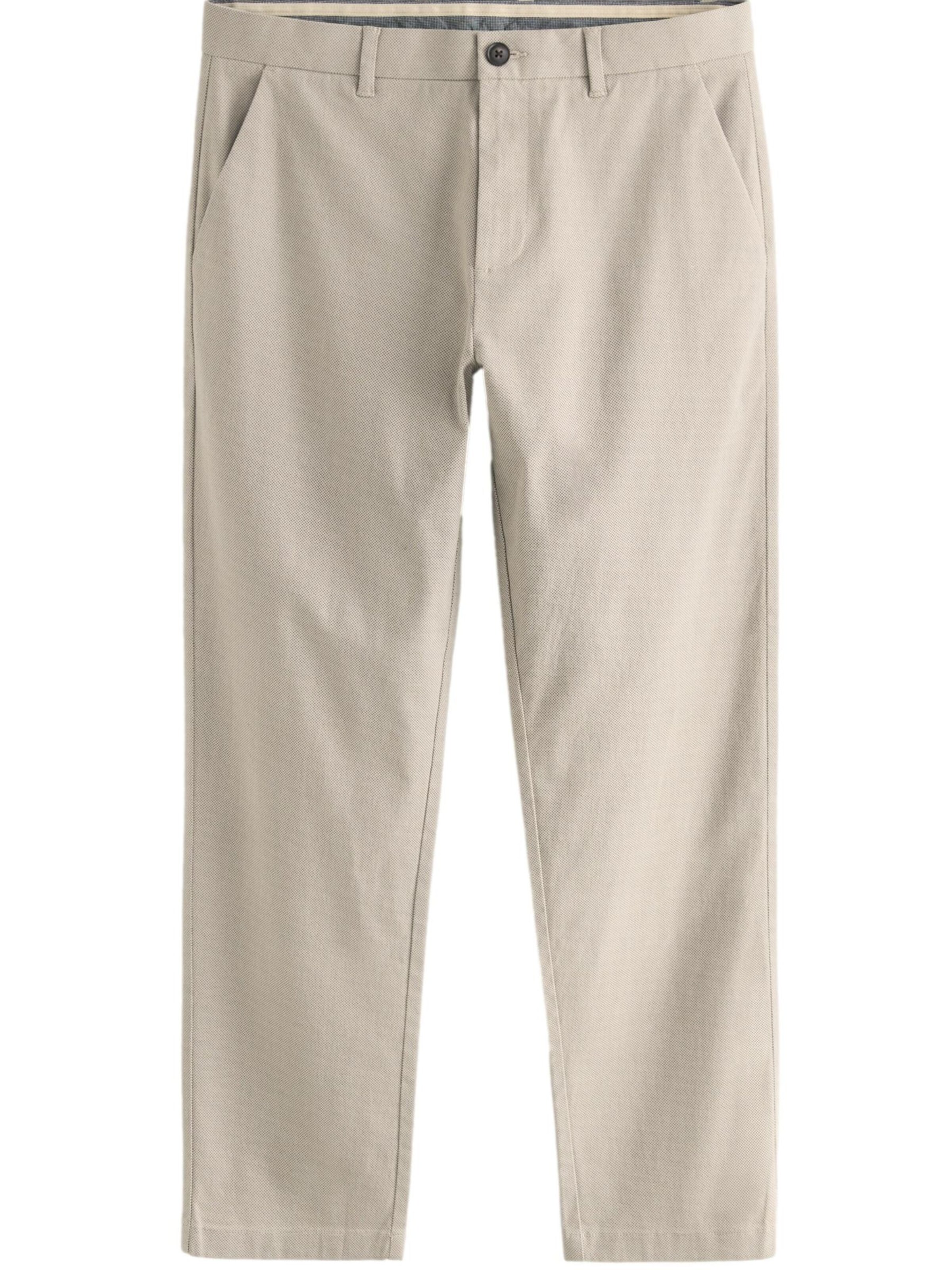 pelēks Next Standarta Čino bikses: no priekšpuses