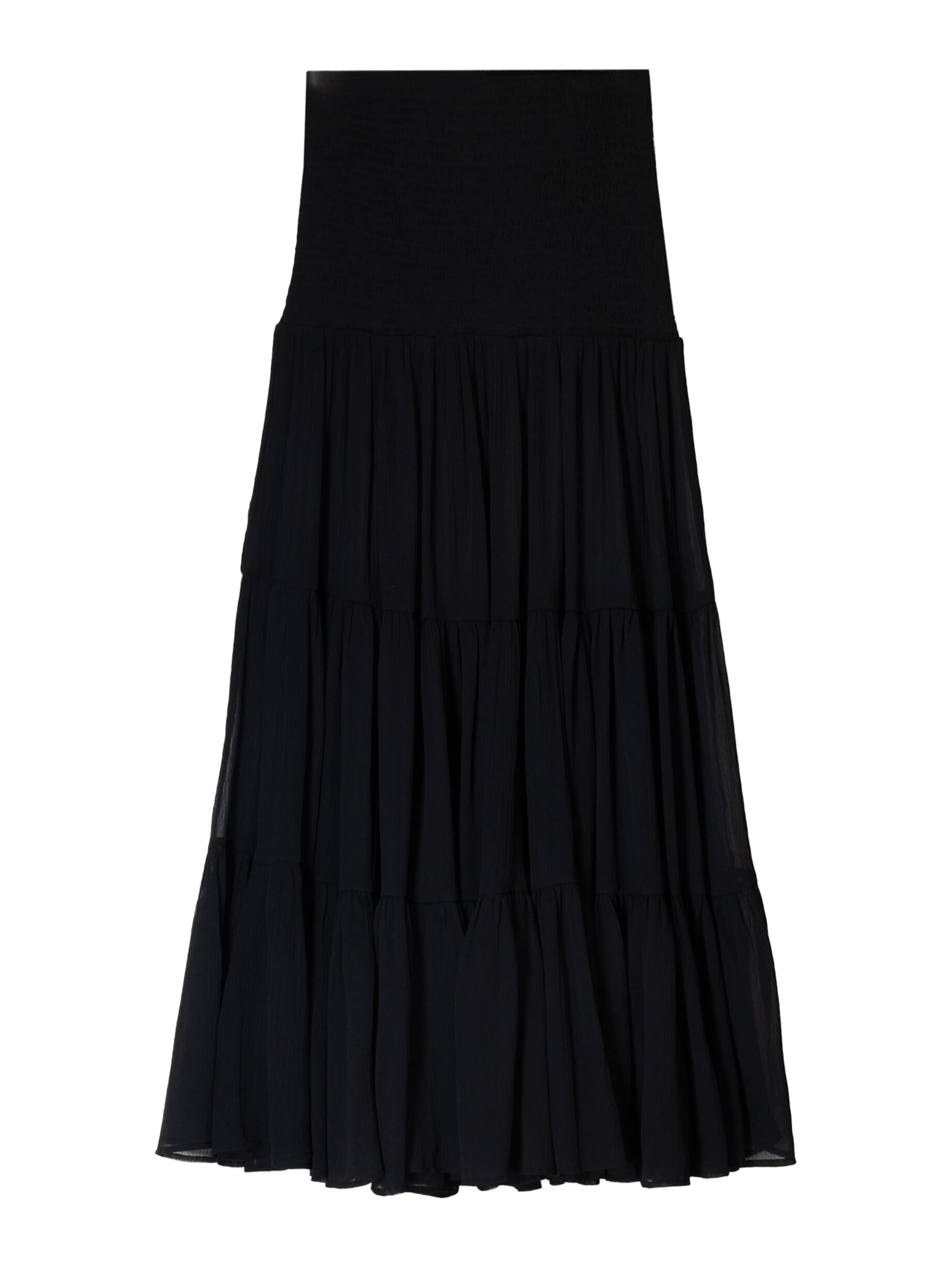 Bershka Skirt in Black: front