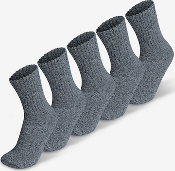 Chaussettes de sport 'Extrem' normani en gris : devant