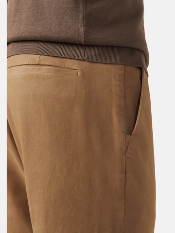 Regular Pantalon à plis Boggi Milano en marron