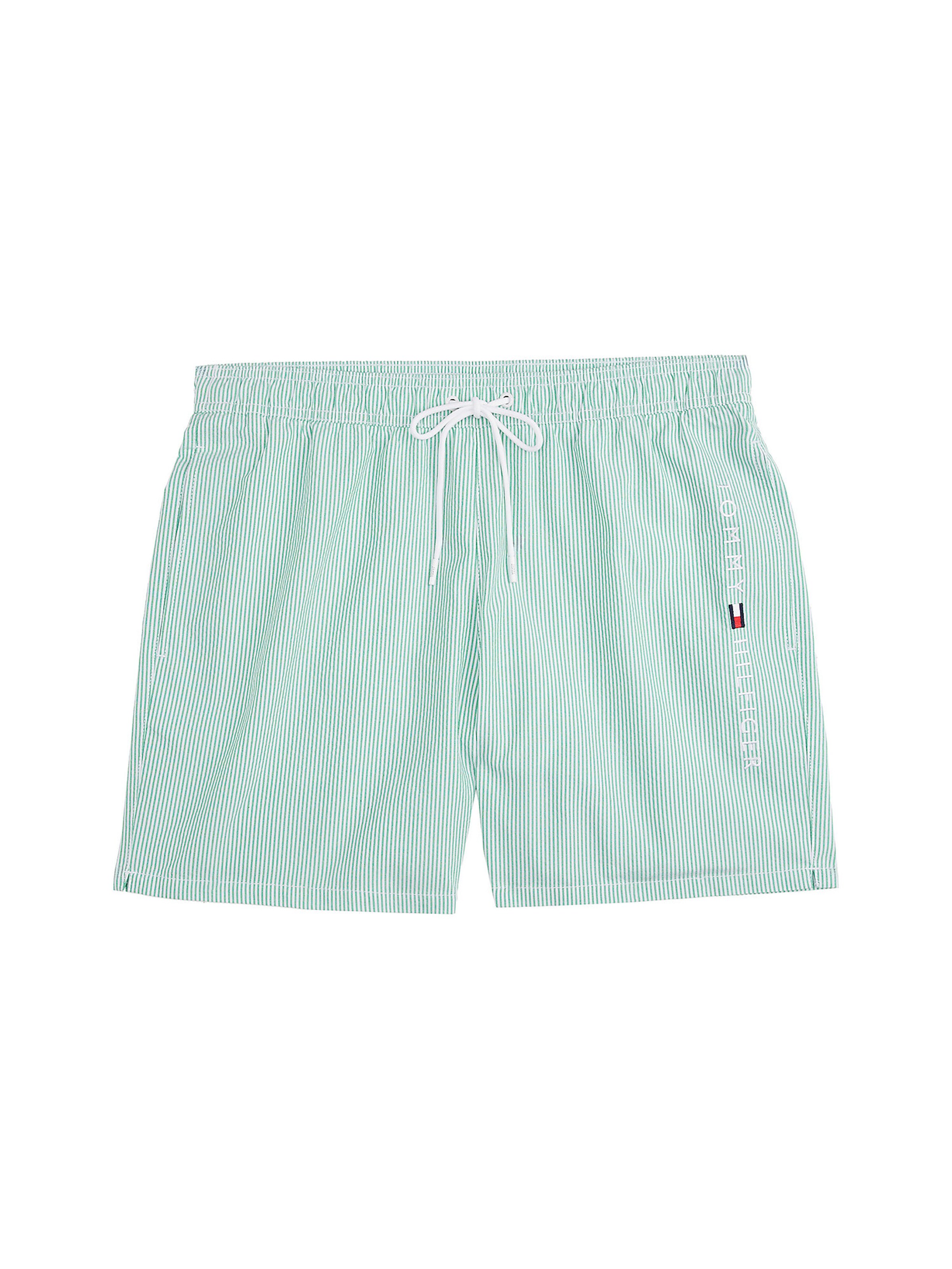 Tommy Hilfiger Underwear Шорти за плуване в зелено: отпред