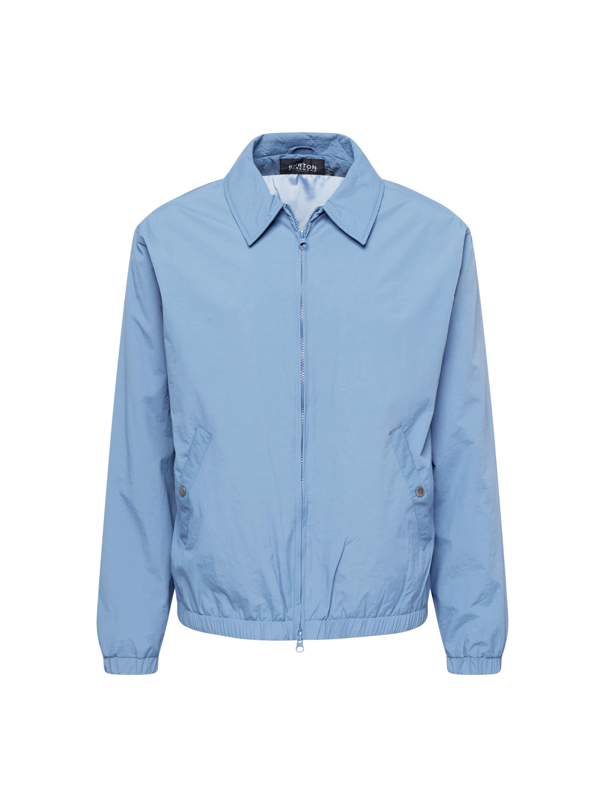 Geacă de primăvară-toamnă 'Harrington' de la BURTON MENSWEAR LONDON pe albastru: față