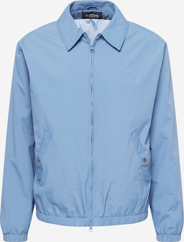 Veste mi-saison 'Harrington' BURTON MENSWEAR LONDON en bleu : devant