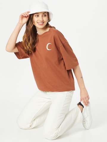 T-Shirt 'Anian' ABOUT YOU Limited en marron