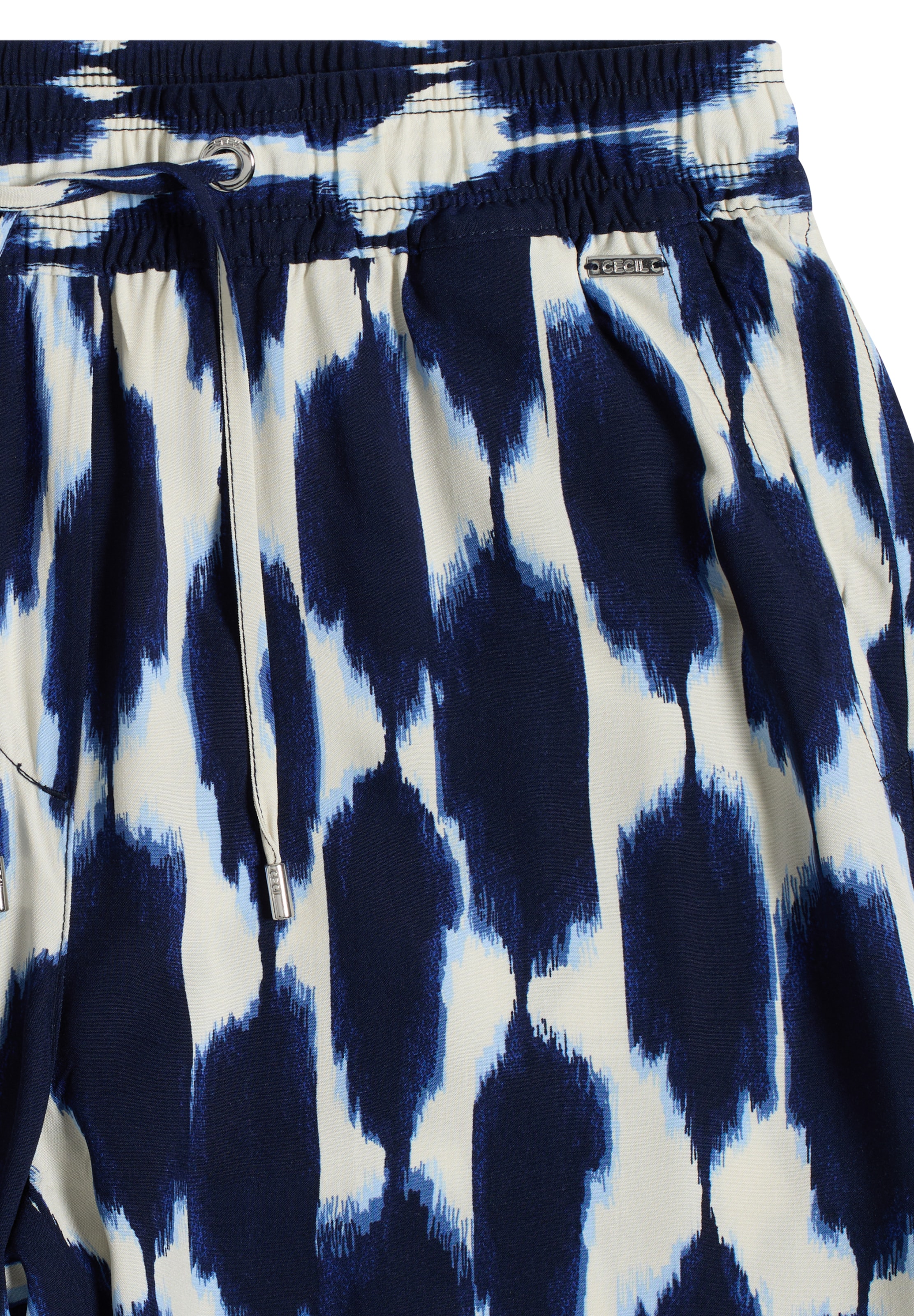 CECIL Loose fit Pants 'Neele' in Blue