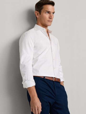 Hackett London Regular fit Overhemd in Wit