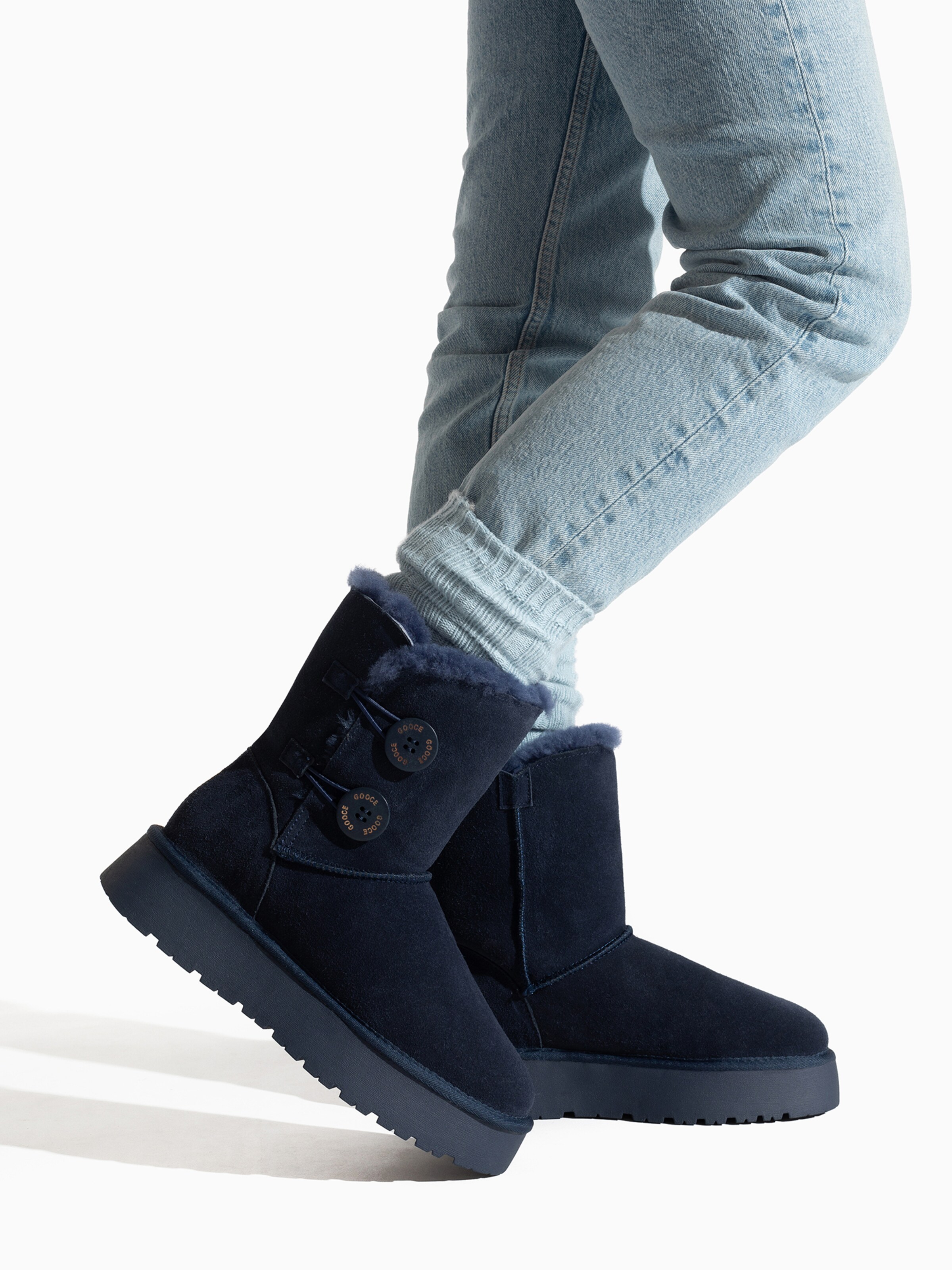 Gooce Boots 'HUBBARD' in Blue: front