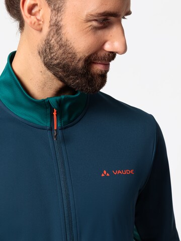 VAUDE Athletic Zip-Up Hoodie 'Yaras Light' in Green