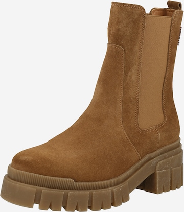 BULLBOXER Chelsea boots in Bruin: voorkant