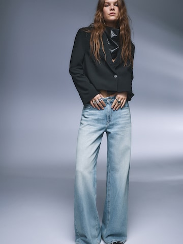 Pull&Bear Baggy Farmer - kék