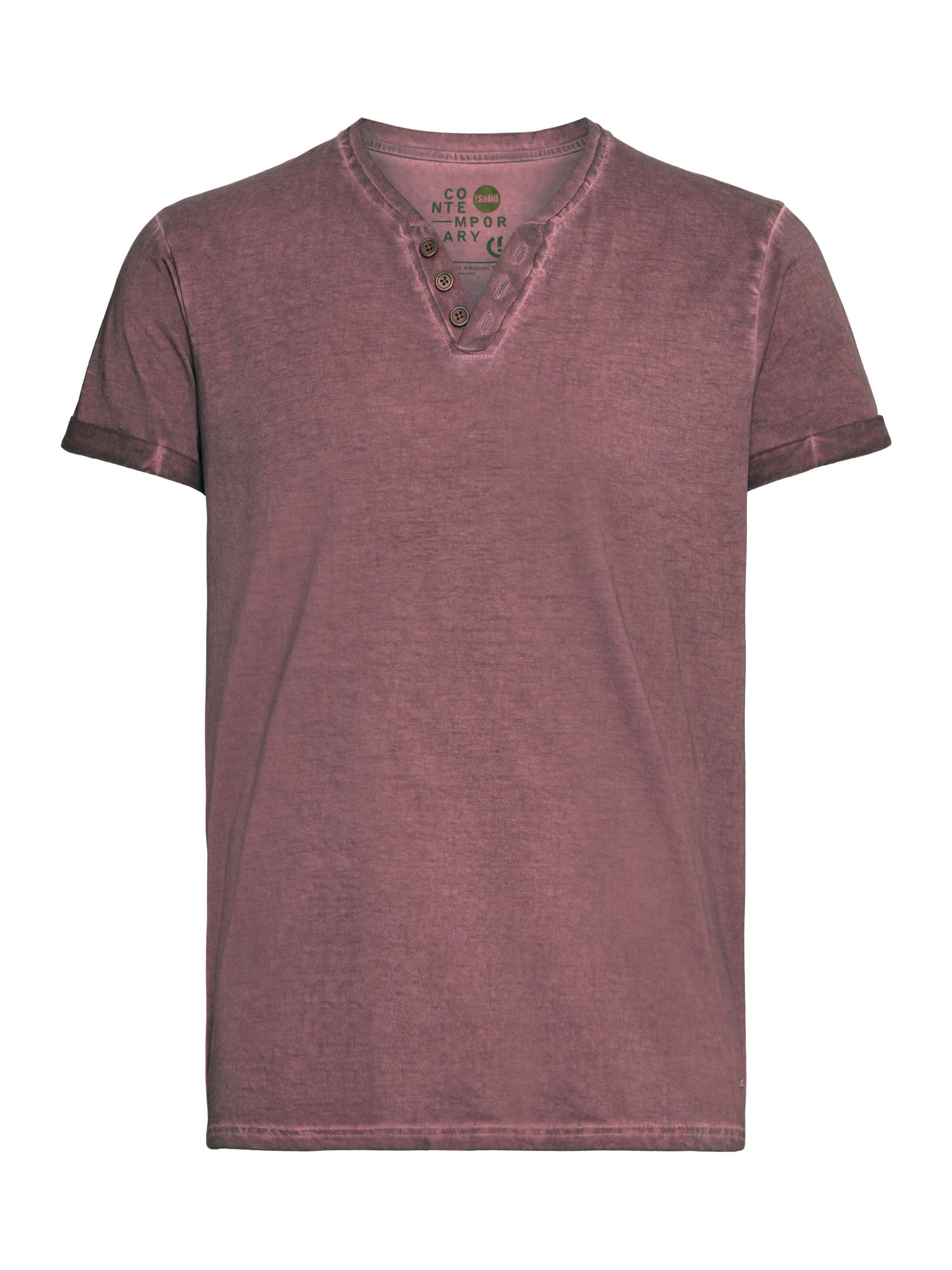 Maglietta 'Tino' di !Solid in rosso: frontale