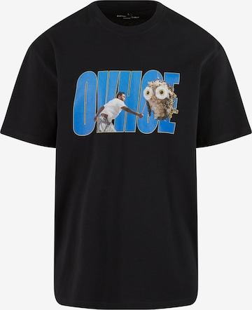 Maglietta 'Ovhoe' di MT Upscale in nero: frontale