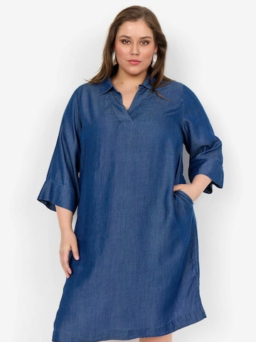 Robe 'Flora' Wasabi Concept en bleu