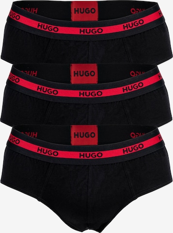 Slip HUGO Red en noir : devant