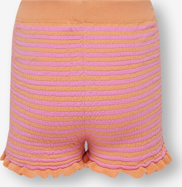 KIDS ONLY Slimfit Broek 'Sally' in Oranje