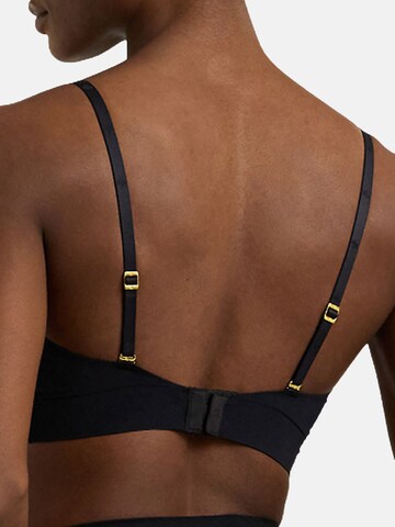 Lauren Ralph Lauren Bralette Bra ' Luxe Smoothing ' in Black