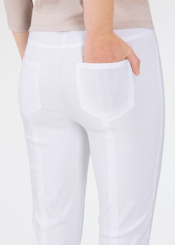 STEHMANN Slim fit Pajama Pants 'Igor' in White