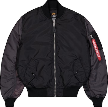 ALPHA INDUSTRIES Between-Season Jacket 'MA-1' in Black: front