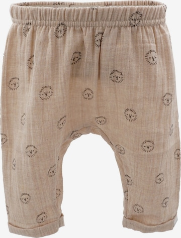 MAXIMO Hose 'GOTS BABY-Krempelhose Musselinstoff' in Beige: Vorderseite