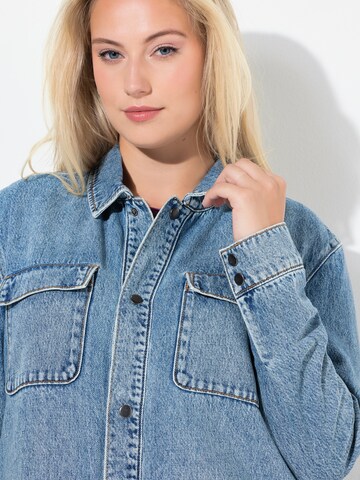 Ulla Popken Tussenjas in Blauw