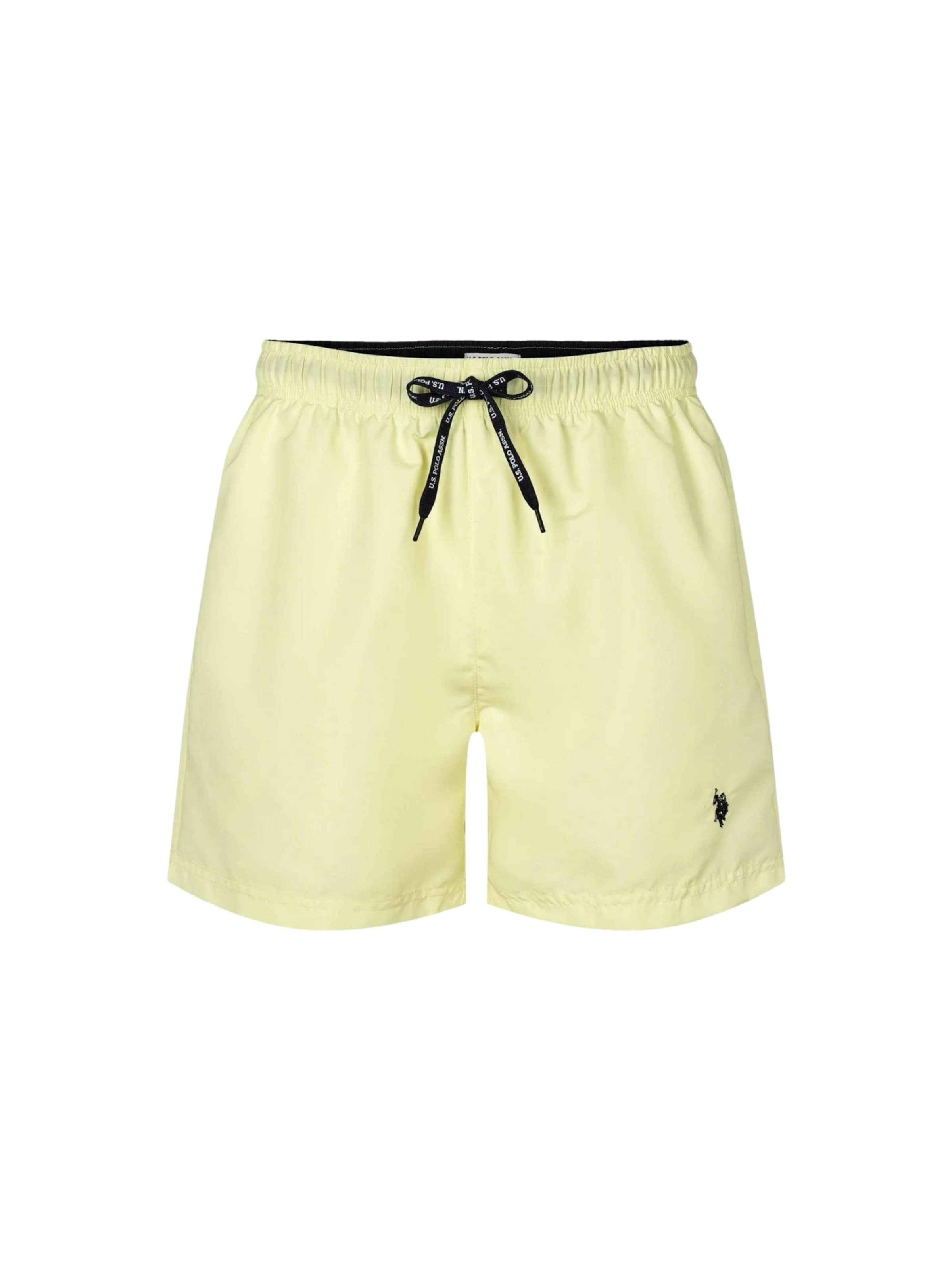 U.S. POLO ASSN. Zwemshorts ' UMAZA ' in Geel: voorkant
