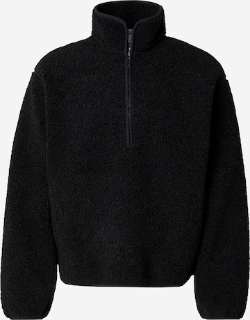Black fleece sweater hotsell