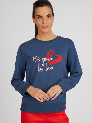 Lovely Sisters Sweatshirt 'Stacey' in Blau: predná strana