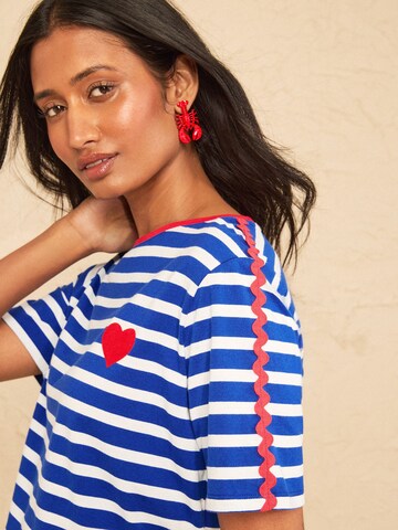 love & roses Shirt in Blue