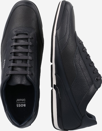 BOSS Black Låg sneaker 'Saturn' i blå