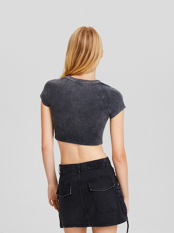 T-shirt Bershka en noir