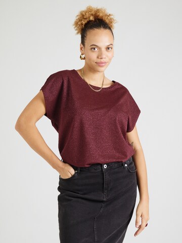 ONLY Carmakoma Shirt 'CARMOSTER' in Braun: Vorderseite