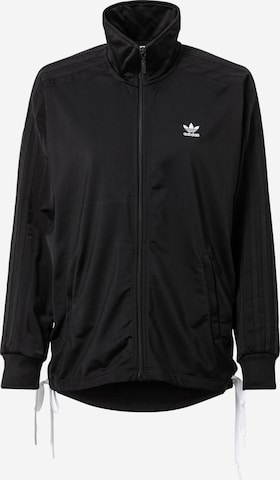 ADIDAS ORIGINALSPrijelazna jakna 'Always Original Laced' - crna boja: prednji dio