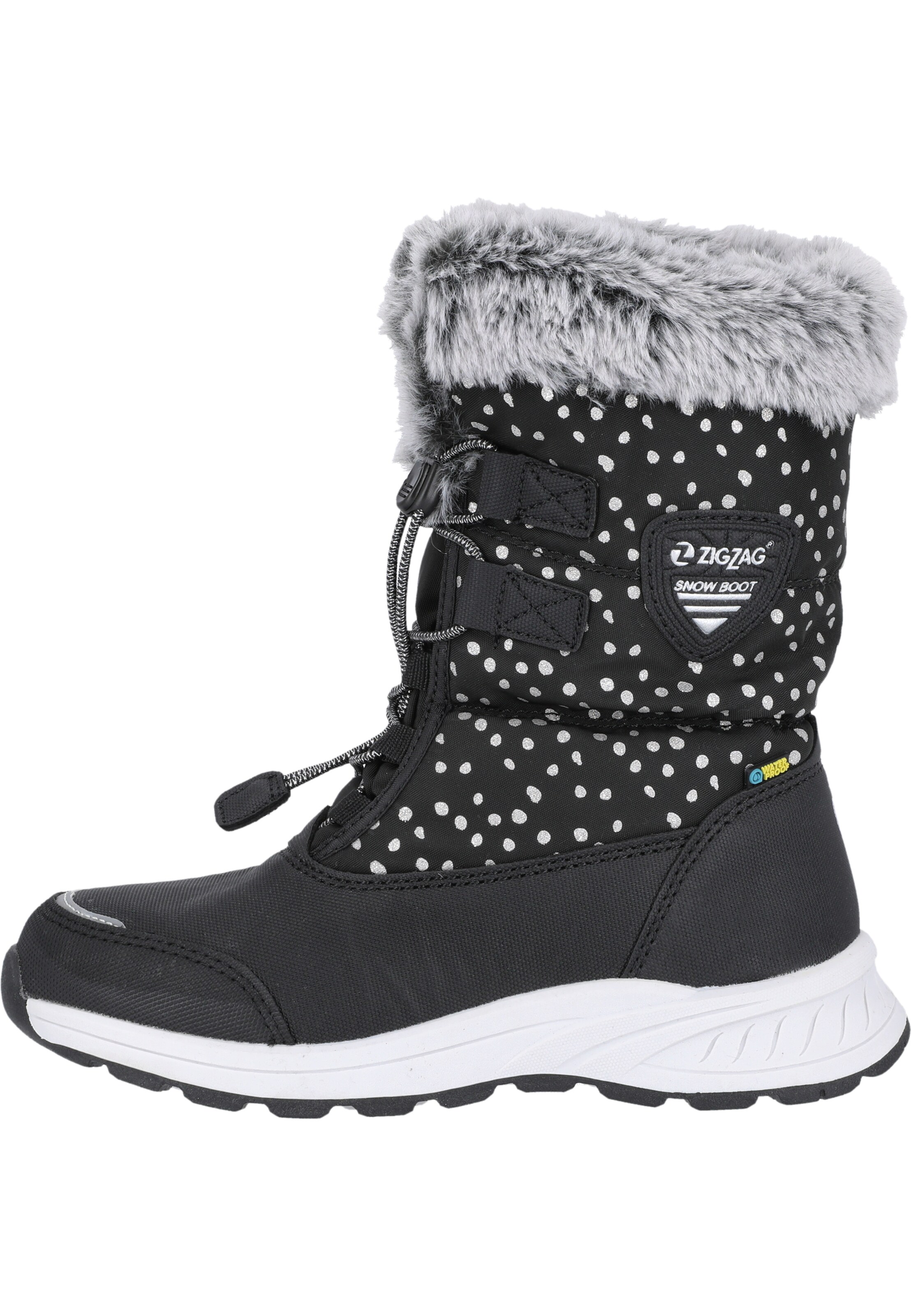 ZigZag Snow Boots 'Wesend' in Black