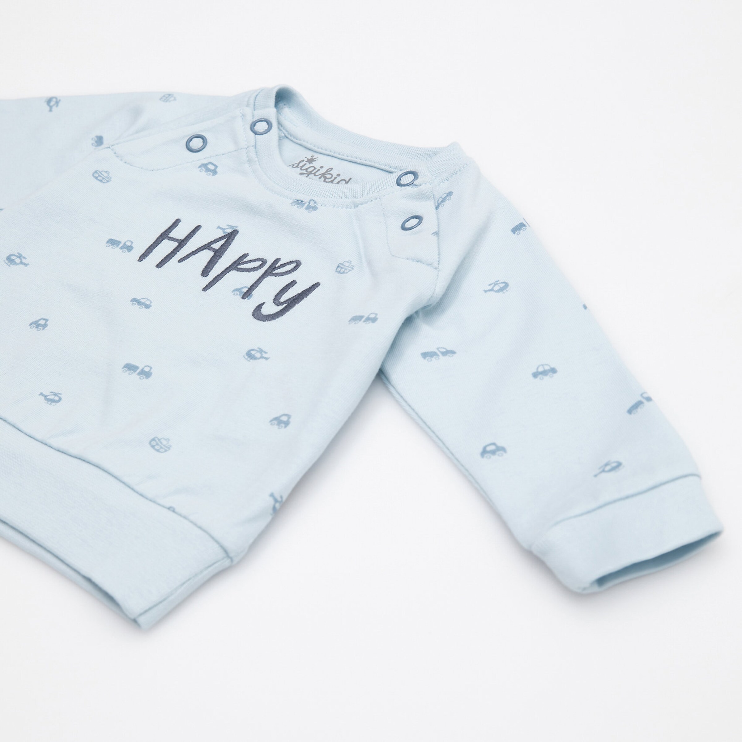 Kinder Bekleidung SIGIKID T-Shirt in Rauchblau, Hellblau - LN82108 Kinder Bekleidung SIGIKID T-Shirt in Rauchblau, Hellblau - LN82108