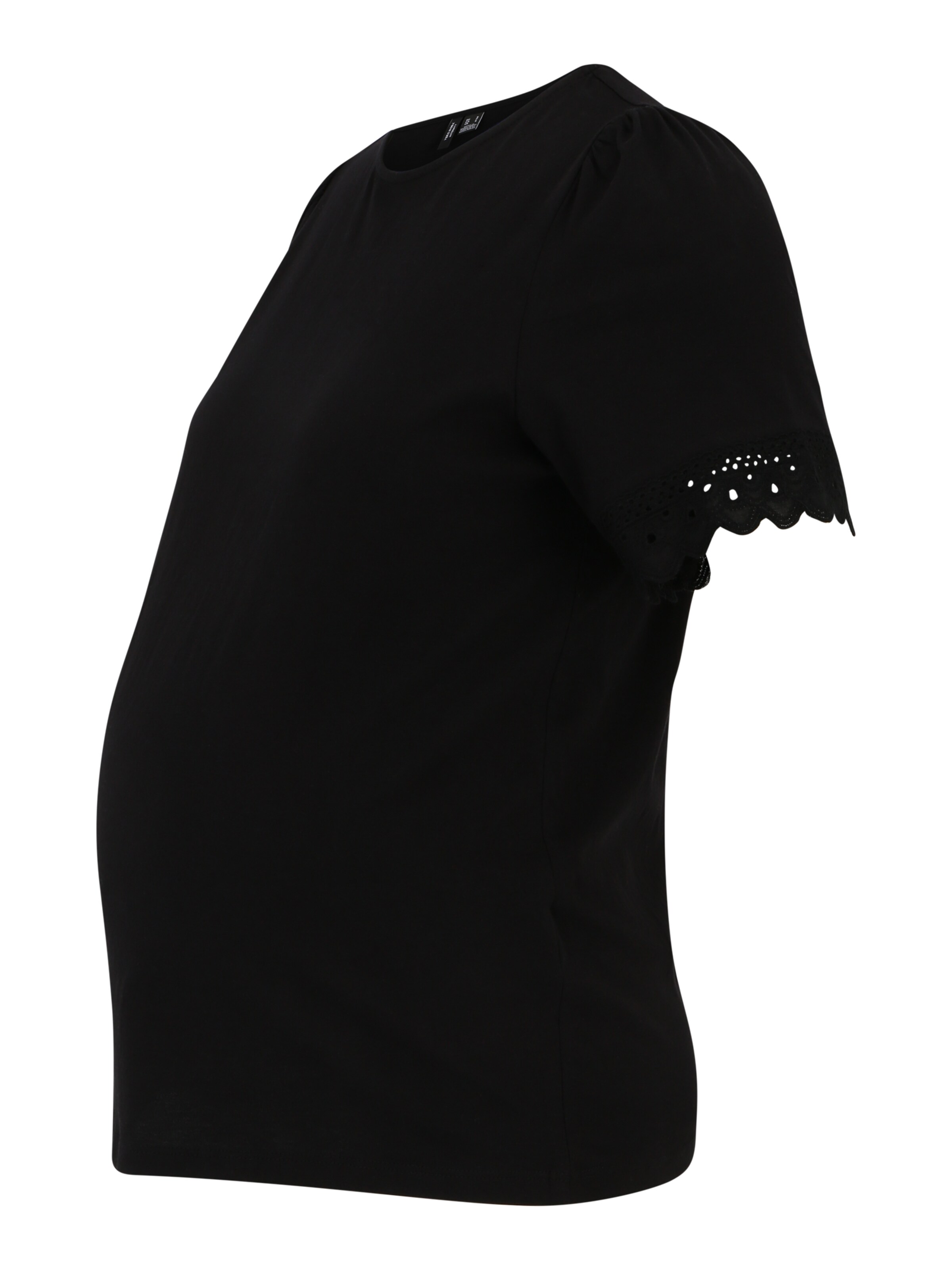 Vero Moda Maternity Tričko 'VMMPanna Glenn' - Čierna: predná strana