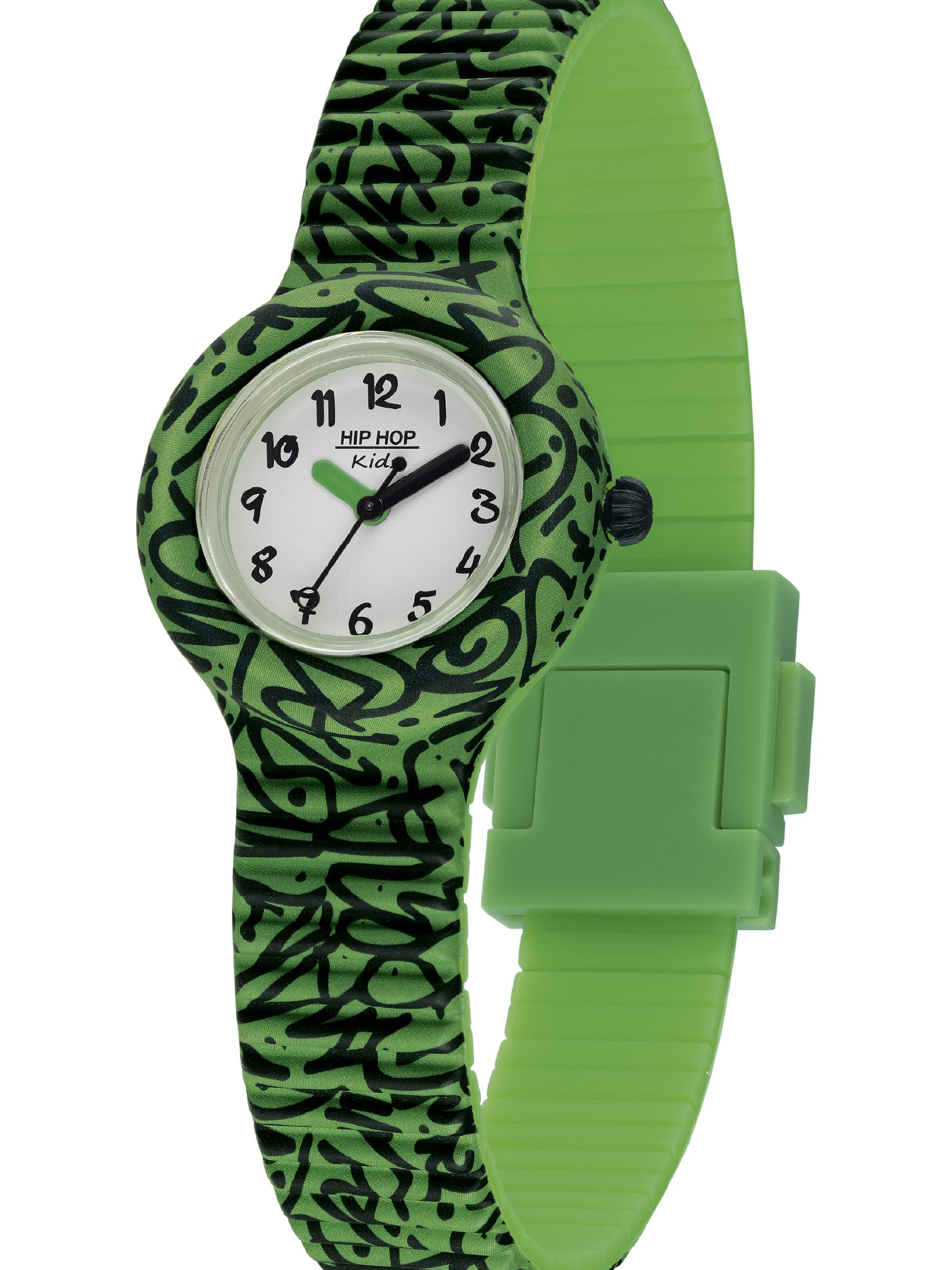 Hip Hop Uhr 'Kind Fun' in Grün