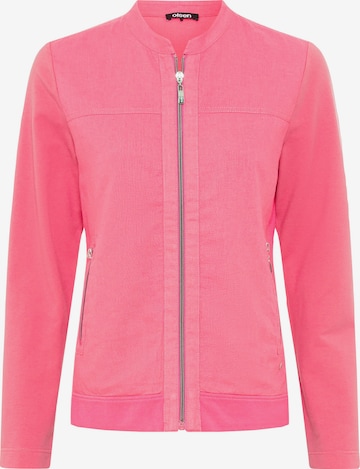 Olsen Sweatjacke in Pink: predná strana