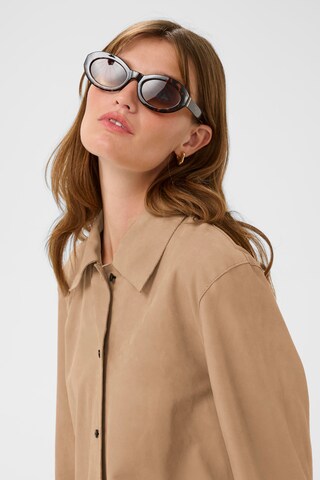 SOAKED IN LUXURY Bluse 'SLParvati Auroa' in Braun