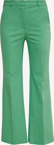 évasé Pantalon à plis COMMA en vert : devant