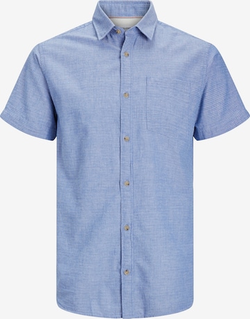 Chemise 'Abel' JACK & JONES en bleu : devant