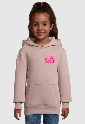 Merchcode Sweatshirt 'Shine Bright One' in Pink: Vorderseite