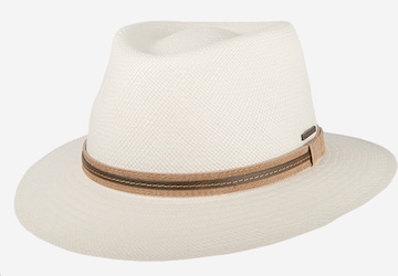 Hatland Hut 'Verdon Panama' in Weiß: Vorderseite