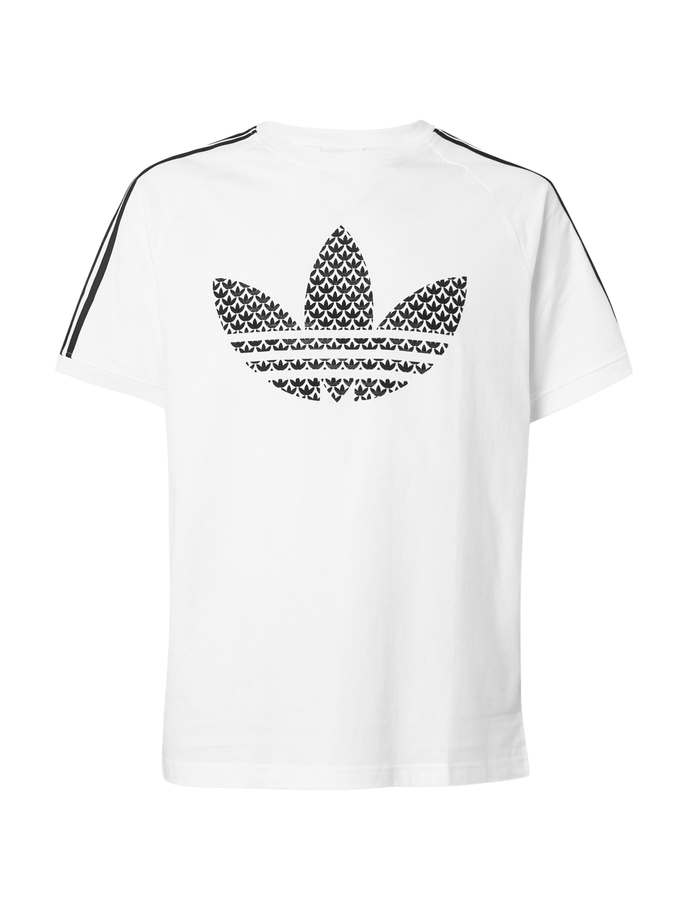 ADIDAS ORIGINALS Футболка в Черный / Белый, Обзор товара