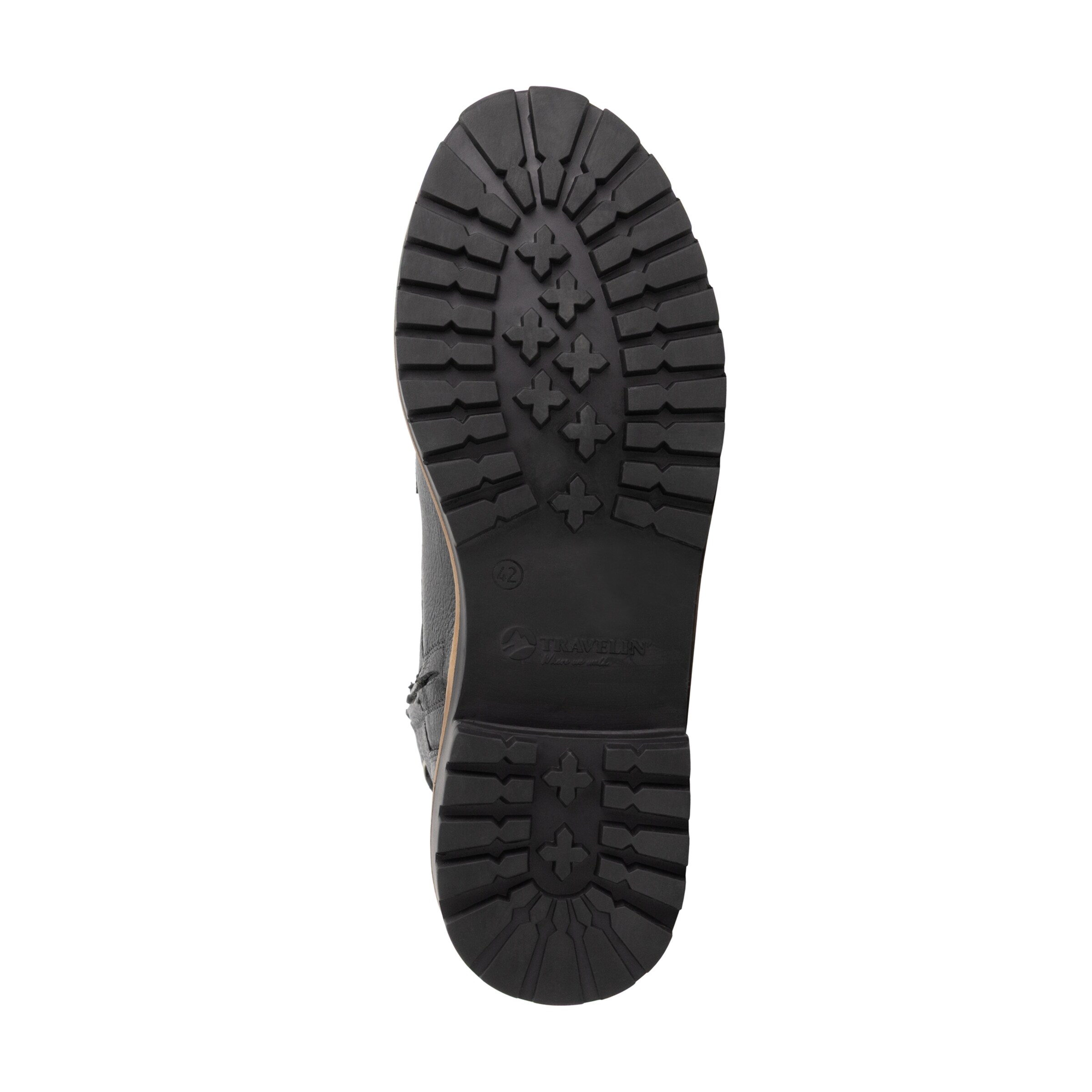 Travelin Lace-up boots 'Trongsberg' in Black