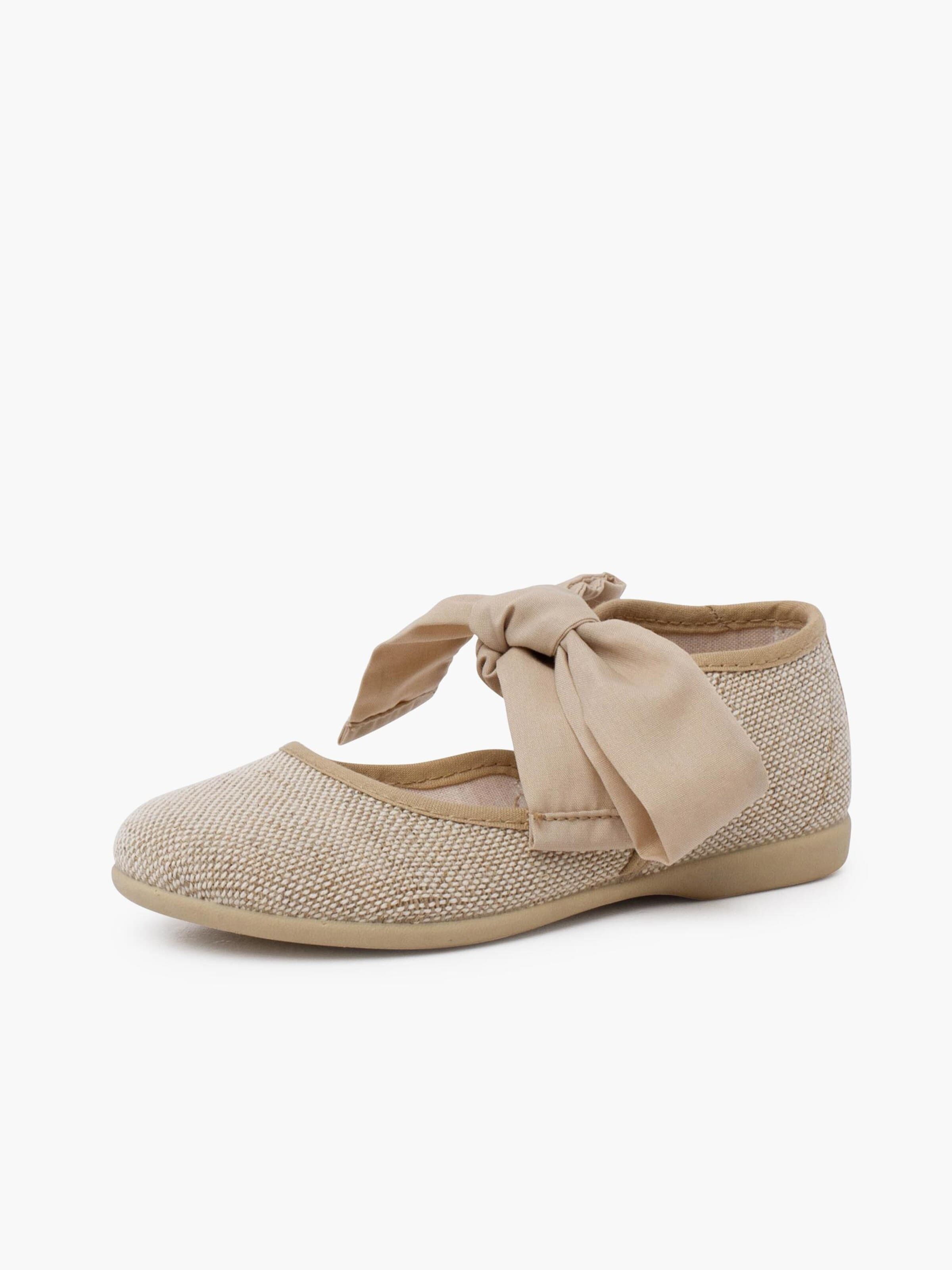 Pisamonas Ballerina's in Beige: voorkant