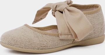 Pisamonas Ballerina's in Beige: voorkant