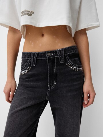 Bershka Wide leg Jeans in Black