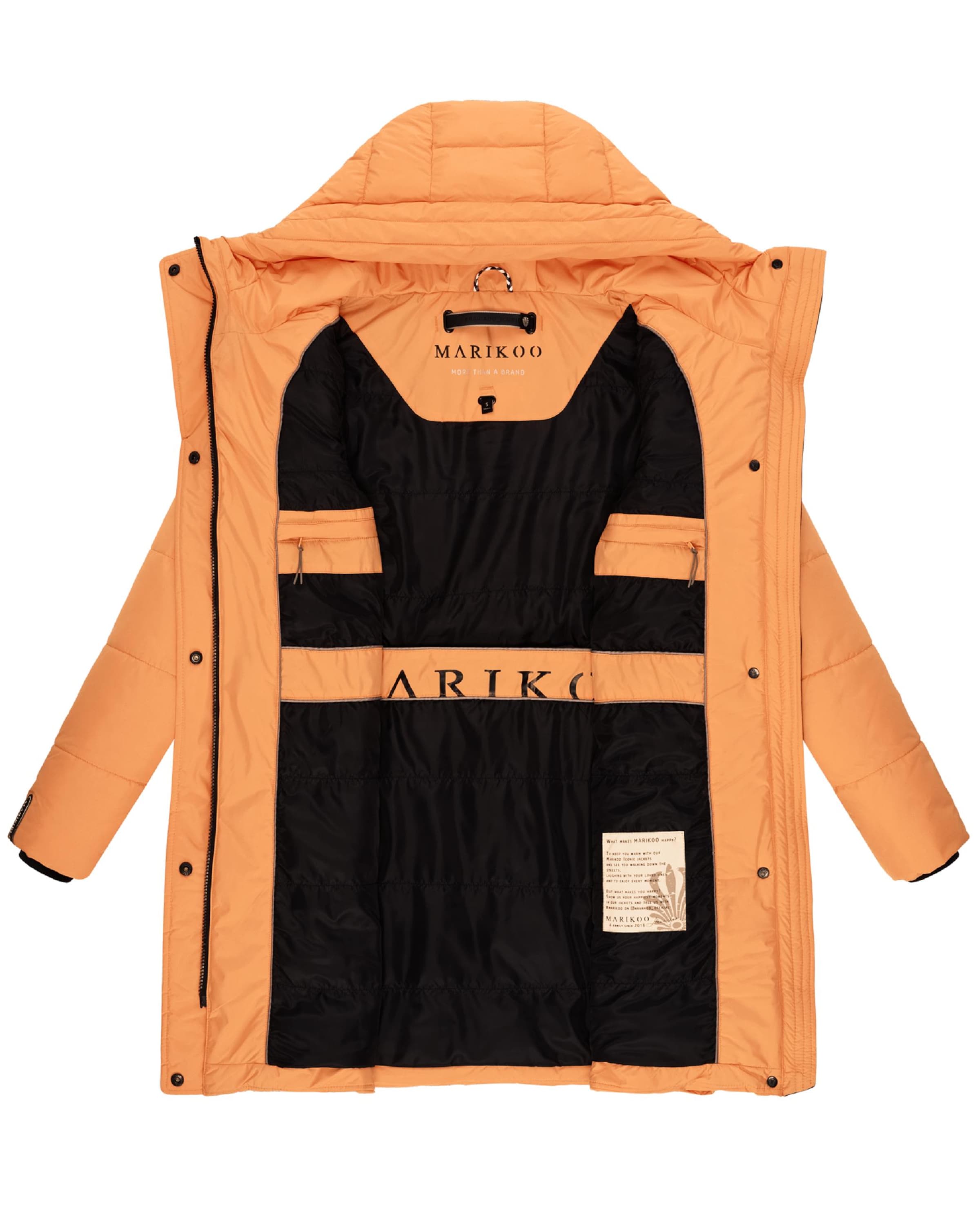 MARIKOO Zimný kabát 'Karumikoo XVI' - Oranžová