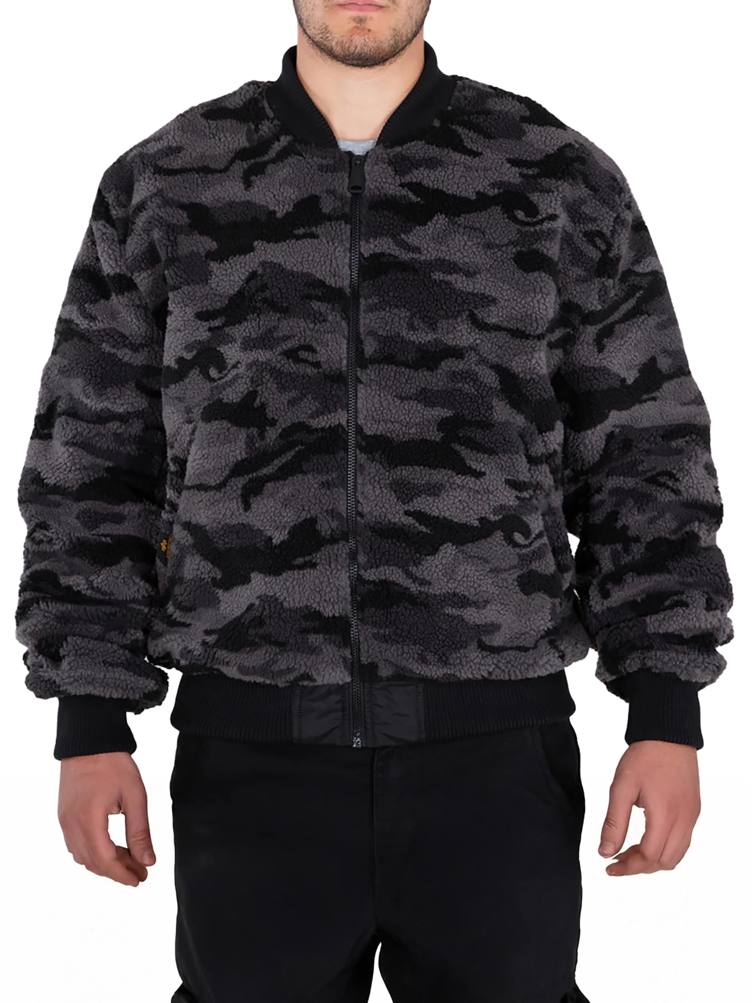 ALPHA INDUSTRIES Between-Season Jacket 'MA-1 FLC Rev' in Mixed colors