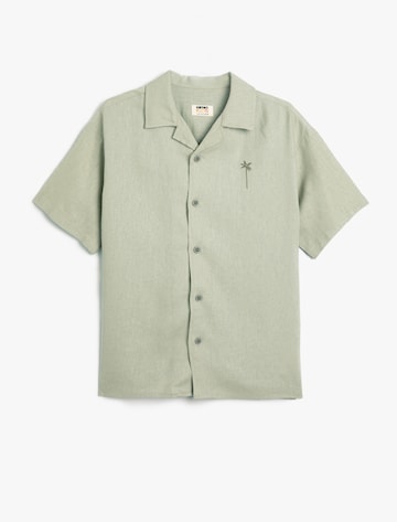 Koton Regular fit Button Up Shirt in Green: front